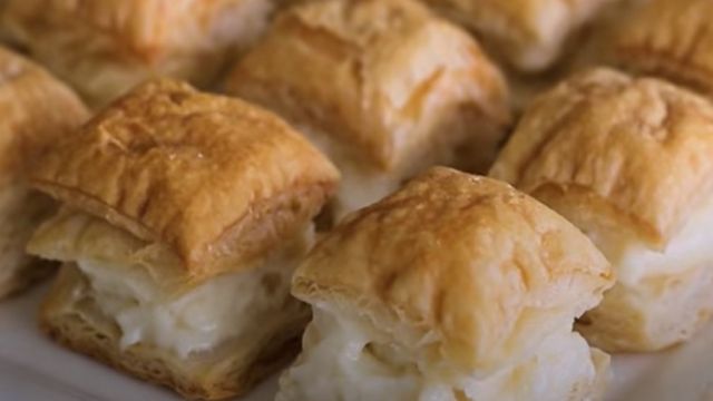 Görüntüsüne Bayılacaksınız: Muhallebili Milföy Tatlısı Tarifi