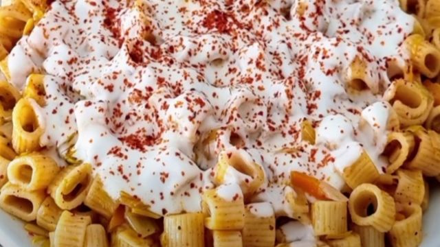 Pırasalı Mantarlı Makarna Tarifi